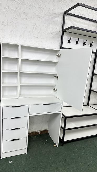 Комоды для одежды: Комод для одежды, Новый, С зеркалом, ЛДСП, цвет - Белый, Серый, Бежевый, Бесплатная доставка — 7