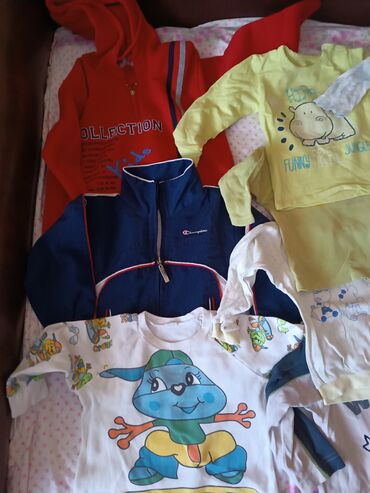 garderoba za decu: Komplet: Majica, Duks, Jakna, 86