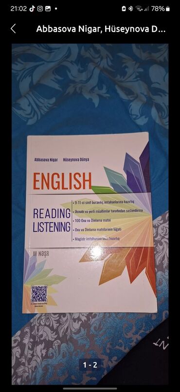 guler huseynova kitabi: Endirim var Abbasova Nigar, Hüseynova Dünya müəlliflərdir. English