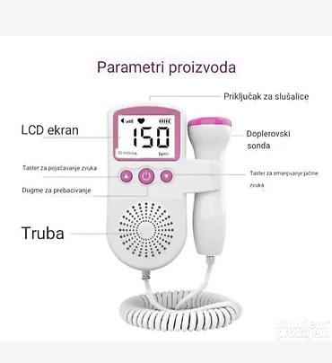 Medical Supplies: Prenosivi dopler za trudnice – uređaj za slušanje i praćenje otkucaja — 3