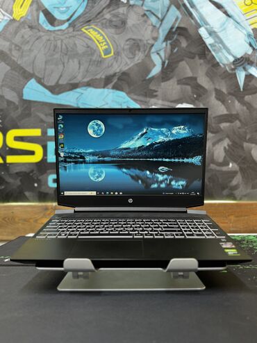 laptop kg: Ноутбук, HP, 16 ГБ ОЗУ, AMD Ryzen 5, 15.6 ", Игровой, память SSD