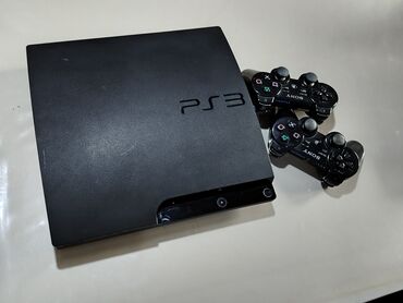 PS3 (Sony PlayStation 3): Игровая консоль Sony PlayStation 3 в черном Заводские пломбы на месте