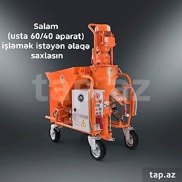 Suvaq və qarışıq püskürtmə aparatı – “Usta 60/40” aparat Təyinat: - lalafo.az -da Suvaq və qarışıq püskürtmə aparatı – “Usta 60/40” aparat Təyinat: -