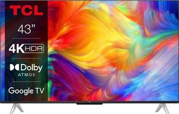 где можно купить телевизор в рассрочку: 📺 Новый TCL 43V6 — 43", 4K Smart TV + ПОДАРКИ! 🔥 При покупке: 🎁