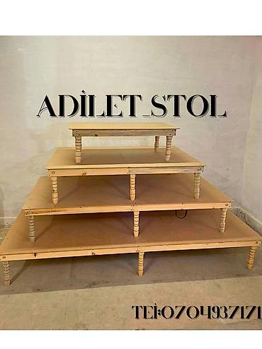 Столы для зала: Бүктөлмө столдор сатылат ! Баасы :3800с өлчөмүнө жараша баасы at lalafo.kg — 2 Столы для зала: Бүктөлмө столдор сатылат ! Баасы :3800с өлчөмүнө жараша баасы — 2