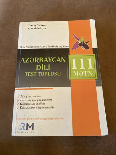 Kitablar, jurnallar, CD, DVD: 111 metn kitabi az dili,yenisi 16 azn dir