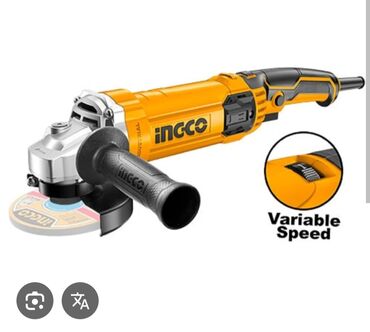 Tavan: Ingco bucaqsləyən (drel tipli “angle grinder”) – dəyişən sürət