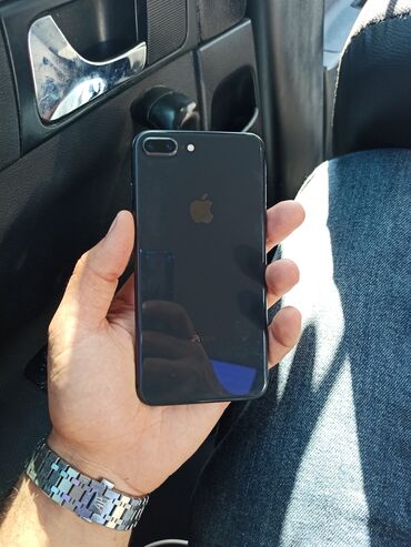 iphone şəki: IPhone 8 Plus, 64 GB, Qara, Barmaq izi