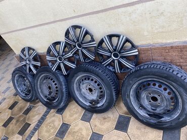 диски на опель зафира а: Дөңгөлөктөр монтажда 185 / 65 / R 14, Жай, Колдонулган, Комплект, Жеңил унаалар, Темир, тешиктери - 4
