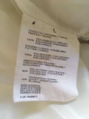 Zimske jakne: Sorbino bela perjana jakna veličina l. Na kragni je pravo krzno koje — 5