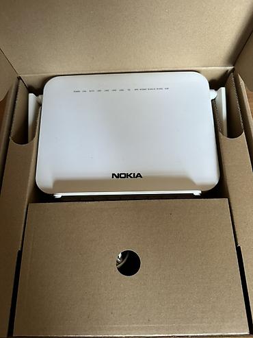 nokia gpon modem: Nokia 5G G-1425G-B GPON/ONT router Xüsusiyyətlər: - Brend/model — 2