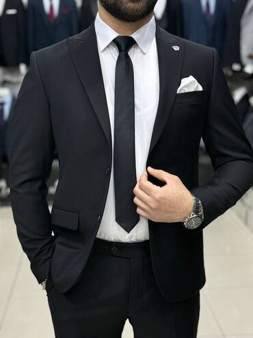 Kostyumlar: Kişi kostyum dəsti - Stil: Klassik, dar kəsim (slim fit) iki düyməli — 21