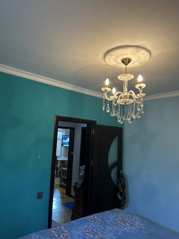 xrustal vaz: Çılçıraq, 5 lampa, Xrustal