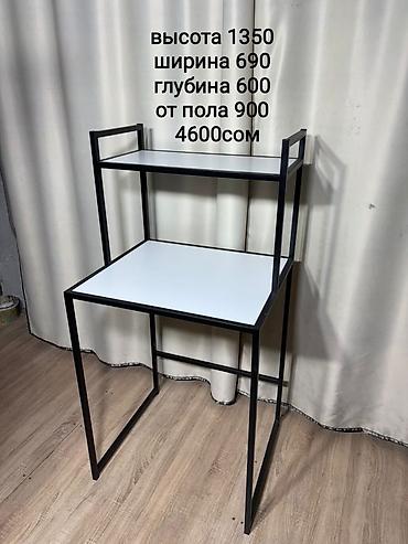 Полки, стеллажи: Стеллаж над стиральной машиной в стиле лофт - Назначение: компактная — 3