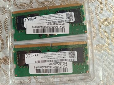 Operativ yaddaş (RAM): Operativ yaddaş (RAM) Hynix, 8 GB, > 4000 Mhz, DDR5, Noutbuk üçün, İşlənmiş