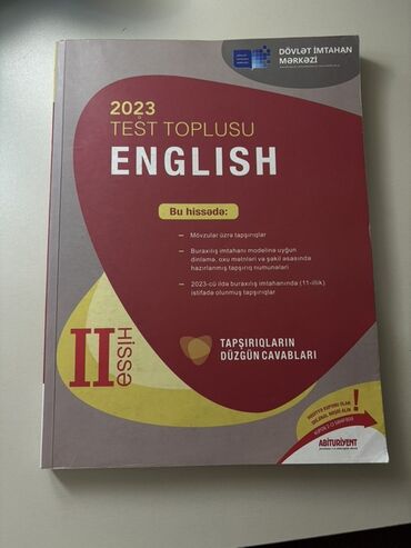 informatika testleri: İngilis dili Testlər 11-ci sinif, DİM, 2-ci hissə, 2023 il