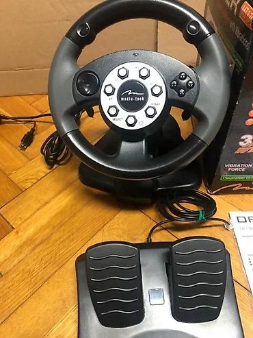 modem: Media-Tech Drifter MT179 – gejmerski volan sa vibracijama i pedalama — 2