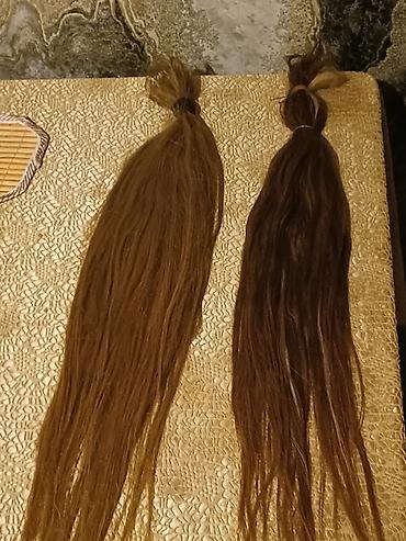 Gözəllik və sağlamlıq: Təbii insan saçı dəstləri – ponytail şəklində kəsilmiş - Tip: 100% — 4