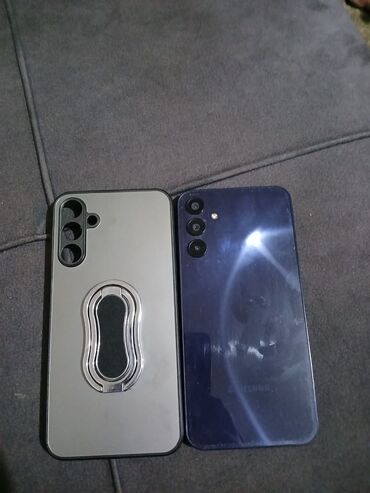 купить samsung a56: Samsung Galaxy A15, 128 GB, rəng - Göy, Barmaq izi, İki sim kartlı