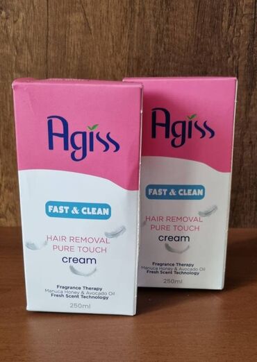 Bədənə qulluq: 1 ədəd-19 azn.Türk markası"Agiss"Tük tökücü krem250ml çox