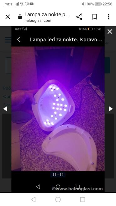 UV i LED lampe za nokte: Lampa na diode kao nova za nokte
Ispravna 

 Mirjevo — 15