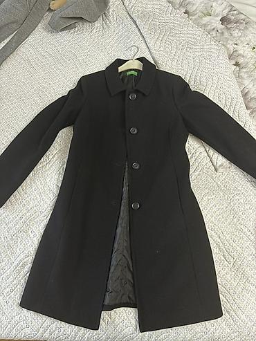 Paltolar: Palto, Benetton, S, rəng - Qara — 2