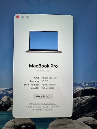 Ноутбуки Apple (MacBook): Для программирования, Б/у, Apple M2 Pro, ОЗУ, RAM: 16 ГБ — 9