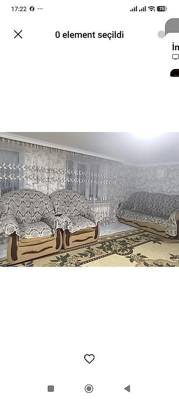 stol stul desti satilir: Qonaq otağı dəsti – 3 hissə: - 1 ədəd 3 nəfərlik divan - 2 ədəd kreslo — 3