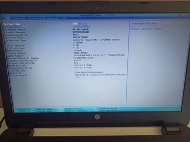 HP: Hp TPN C125, Intel i3 5005u, 500gb, 8gb Rama, Punjac Potpuno ispravan — 12