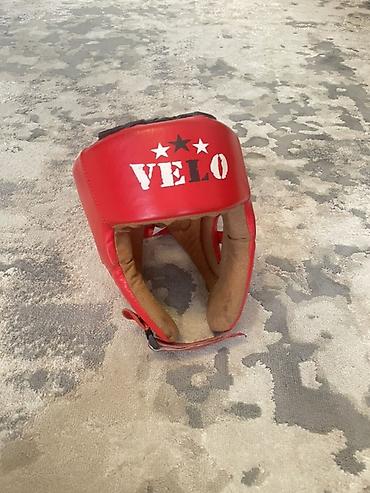 Боксерский шлем VELO, красный. - Назначение: тренировки и спарринги