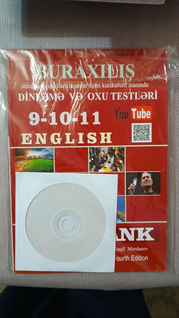 dvd disk qiymeti: 9 10 11 English reading listening testbank + disk ilə ( məhəmməd