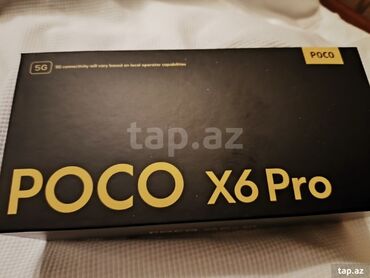 poco x6 pro 8256 qiymeti: Poco X6 Pro 5G, 512 GB, rəng - Qara, Barmaq izi, Face ID, Sənədlərlə