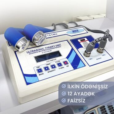steril aparatı: Fizioterapiya aparatları Fonoforez aparatı 2 başlıqlı 1 & 3 MHz