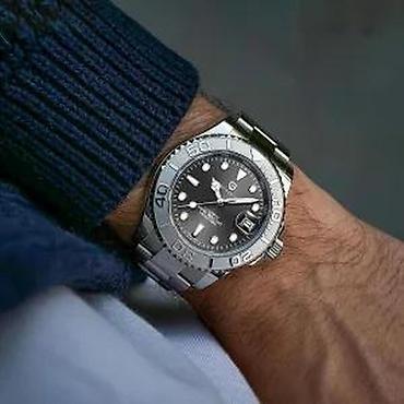 Ručni satovi: PAGANI DESIGN PD-1651 - Siva -Rolex YACHT MASTER Homage Potpuno nov — 12