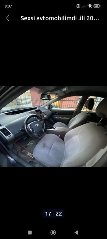 Toyota: Toyota Prius (2-ci nəsil) hibrid hetçbek - Gümüş-boz rəng (dark — 9