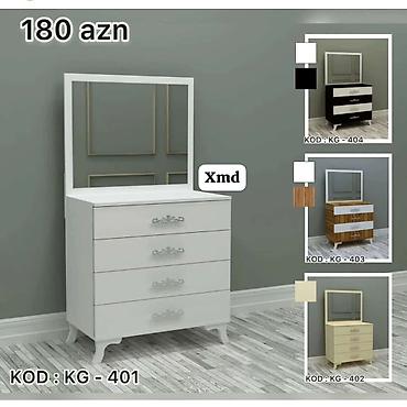 Vizaj masa və komod dəsti – KOD: KG-401 - Qiymət: 180 AZN - Geniş lalafo.az -da Vizaj masa və komod dəsti – KOD: KG-401 - Qiymət: 180 AZN - Geniş