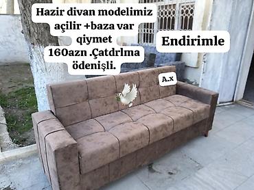 Divan-kravat, Yeni, Açılan, Bazalı, Parça, Ödənişli çatdırılma