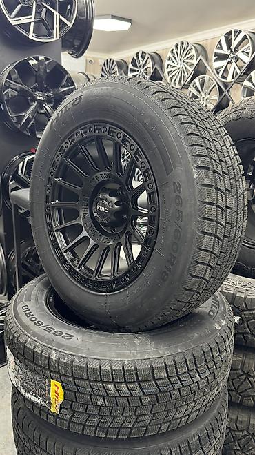 Колеса в сборе 265 / 60 / R 18, Зима, Новый, Комплект, Внедорожные (АТ/МТ), отверстий - 5 at lalafo.kg Колеса в сборе 265 / 60 / R 18, Зима, Новый, Комплект, Внедорожные (АТ/МТ), отверстий - 5
