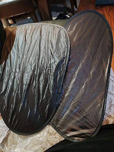 auto fo: Auto senčnik za bočna stakla – 2 kom - Dimenzije: 46,5 × 23 cm (18.31 — 3