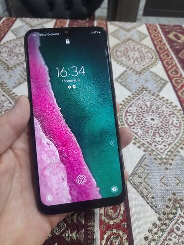 Samsung: Samsung Galaxy A50, 64 GB, rəng - Göy, Barmaq izi, Face ID