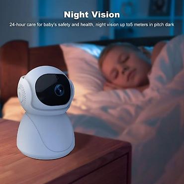 kamera ev ucun: Uzaqdan İdarə olunan 3MP Ultra HD Wi‑Fi IP Kamera (uşaq/güvənlik — 2