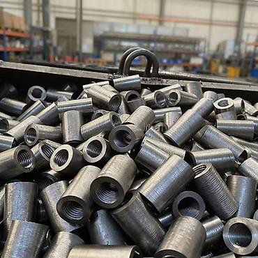 Другие строительные материалы: Муфты резьбовые для арматуры Назначение: - Соединение стержней — 4