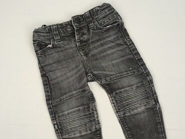 tanie czarne trampki: Spodnie jeansowe, DenimCo, 2-3 lat, 92/98, stan - Bardzo dobry