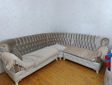 Divanlar: Künc divan, İşlənmiş, Açılmayan, Bazasız, Vеlur parça, Çatdırılma yoxdur — 3
