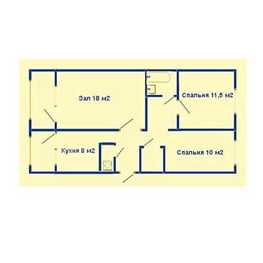 Продажа квартир: 3 комнаты, 63 м², 105 серия, 5 этаж, Косметический ремонт — 8