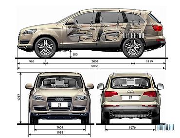 Передний комплект (морда) Volkswagen Touareg I (рестайлинг) — оригинал