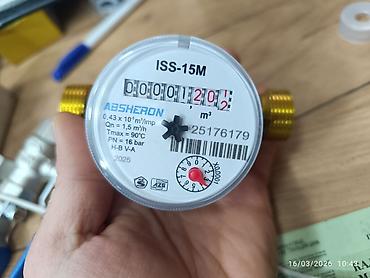 su baklar: ABŞERON ISS-15M mexaniki su sayğacı. - Tip: ISS-15M (DN15, 1/2") - — 3