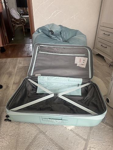 Чемодандар: Продам стильный чемодан American Tourister (мятный цвет) Описание — 5