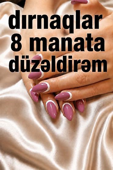 Xidmət: Manikür və dırnaq dizaynı İnşaatçılar metrosunun yanında evdə lalafo.az -da Xidmət: Manikür və dırnaq dizaynı İnşaatçılar metrosunun yanında evdə