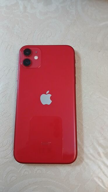ikinci əl iphone 11: IPhone 11, 64 GB, Qırmızı